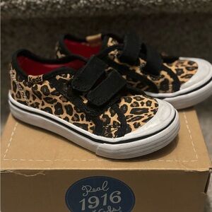 Keds Brown and Black Sneakers with Velcro Straps